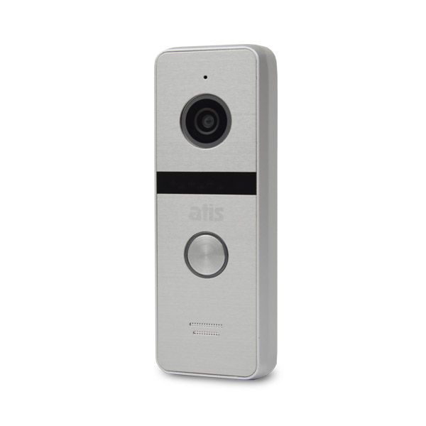 Комплект відеодомофона ATIS AD-1070FHD/T Black з підтримкою Tuya Smart + AT-400HD Silver