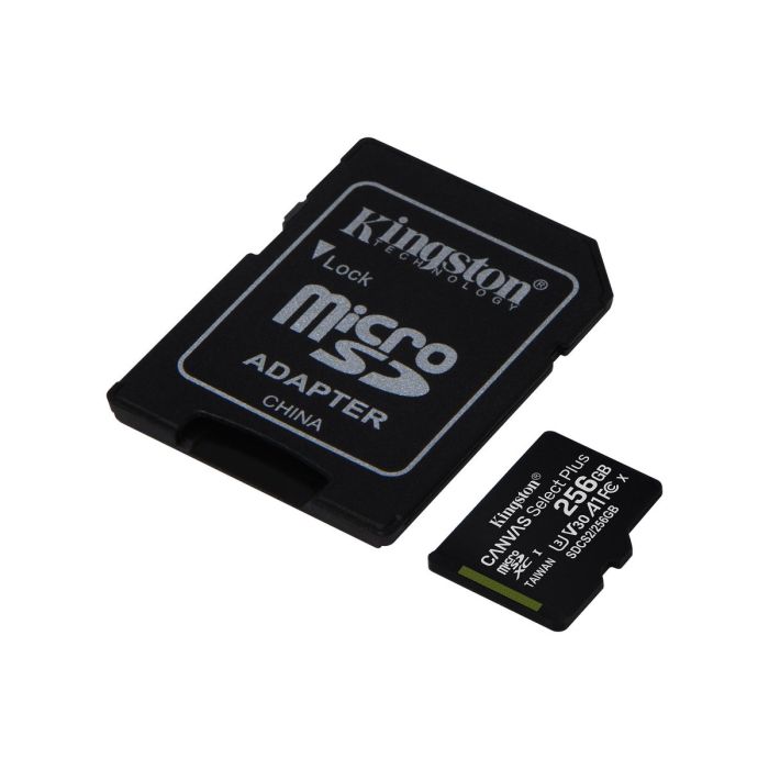 Карта пам'яті microSDXC (UHS-1) Kingston Canvas Select Plus 256Gb class 10 А1 (R-100MB/s) (adapter SD) (SDCS2/256GB)