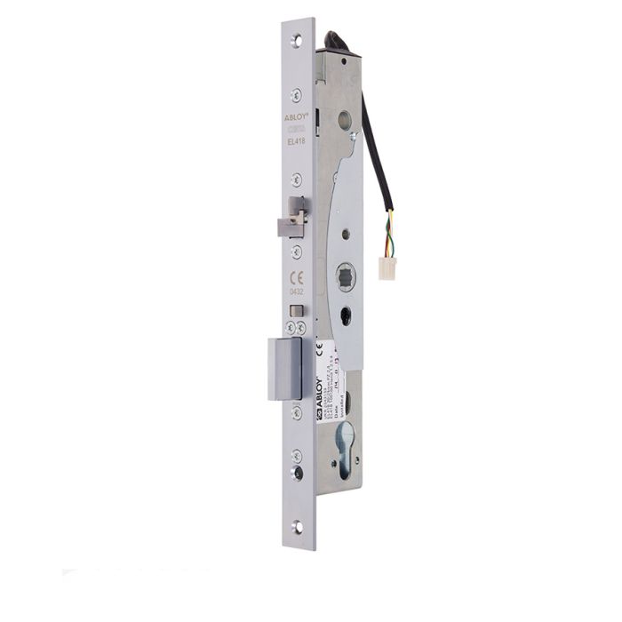 Замок електромеханічний ABLOY EL 418 BS30мм 92мм FP24 SS UNIV DIN_CERTА MOT 12-24V PANIC_FUNCTION Abloy 11143-1
