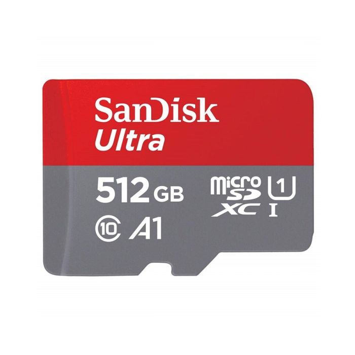 Карта пам'яті microSDXC (UHS-1) SanDisk Ultra 512Gb class 10 A1 (150Mb/s) (adapter SD) (SDSQUAC-512G-GN6MA)