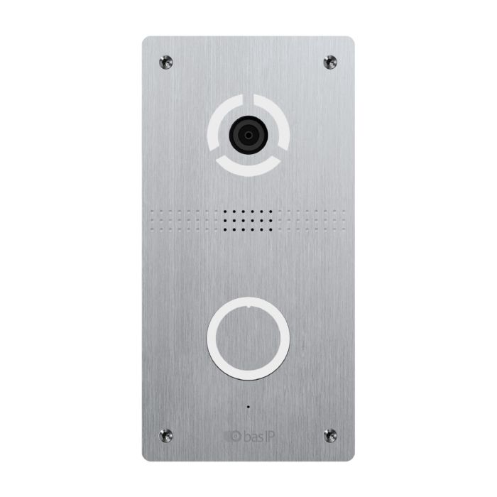 IP панель виклику Bas-IP AV-04FDI silver для IP-домофонів