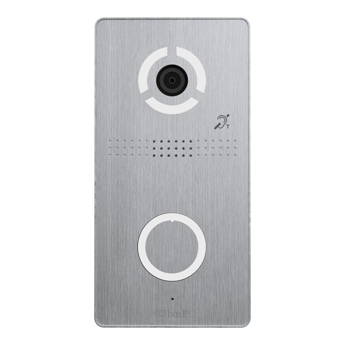 IP панель виклику Bas-IP AV-04SDI silver для IP-домофонів
