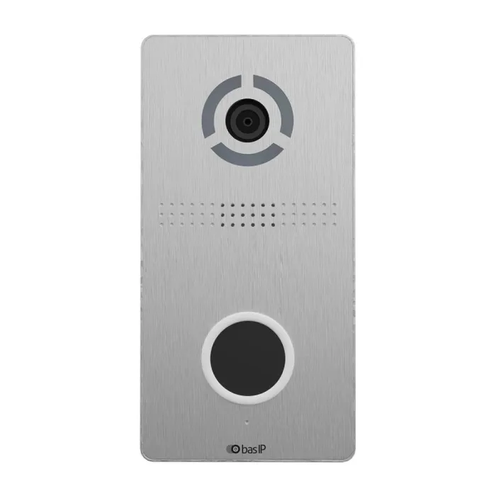 IP панель виклику Bas-IP AV-05SD silver з безконтактною кнопокою виклику