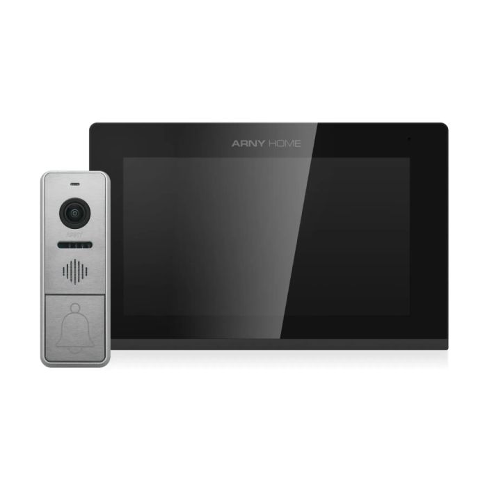 Відеодомофон Arny AVD-7143 (2Mpx) TFT black+silver