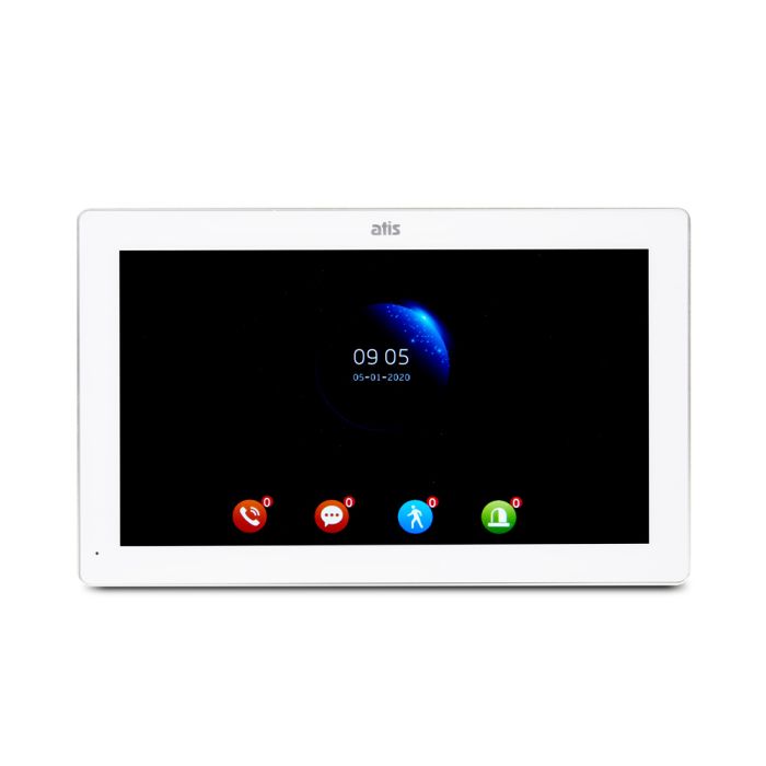 Комплект відеодомофона ATIS AD-1070FHD White + AT-400HD Silver
