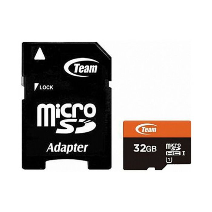 Карта пам'яті microSDHC (UHS-1) Team 32Gb class 10 (adapter SD) (TUSDH32GUHS03)