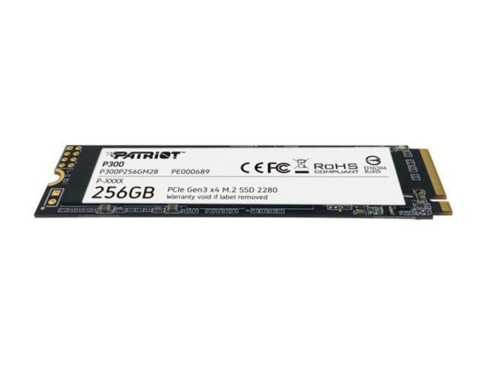Накопичувач SSD M.2 Patriot P300 256GB NVMe 2280 PCIe 3.0 3D TLC (P300P256GM28)