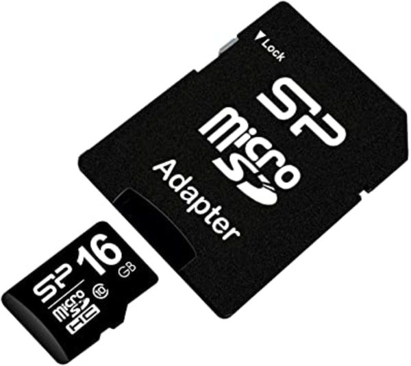 Карта пам'яті microSDHC SiliconPower 16Gb class 10 (adapter SD) (SP016GBSTH010V10SP)