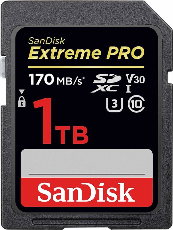 Карта пам'яті SDXC (UHS-1 U3) SanDisk Extreme PRO 1TB class 10 V30 (170Mb/s) (SDSDXXY-1T00-GN4IN)