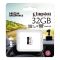 Карта пам'яті microSDHC (UHS-1 U1) Kingston Endurance 32Gb class 10 А1 (R95MB/s, W30MB/s) (SDCE/32GB)