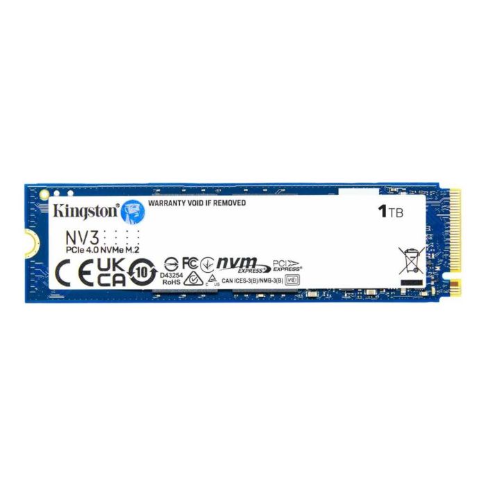 Накопичувач SSD M.2 Kingston NV3 1000GB NVMe 2280 PCIe 4.0 x4 3D NAND (SNV3S/1000G)