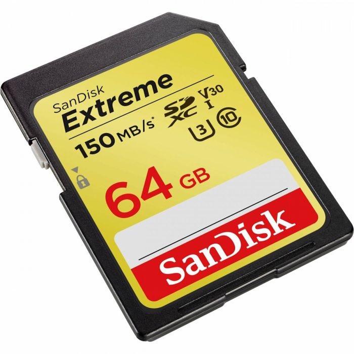 Карта пам'яті SDXC (UHS-1 U3) SanDisk Extreme 64Gb class 10 V30 (150Mb/s) (SDSDXV6-064G-GNCIN)