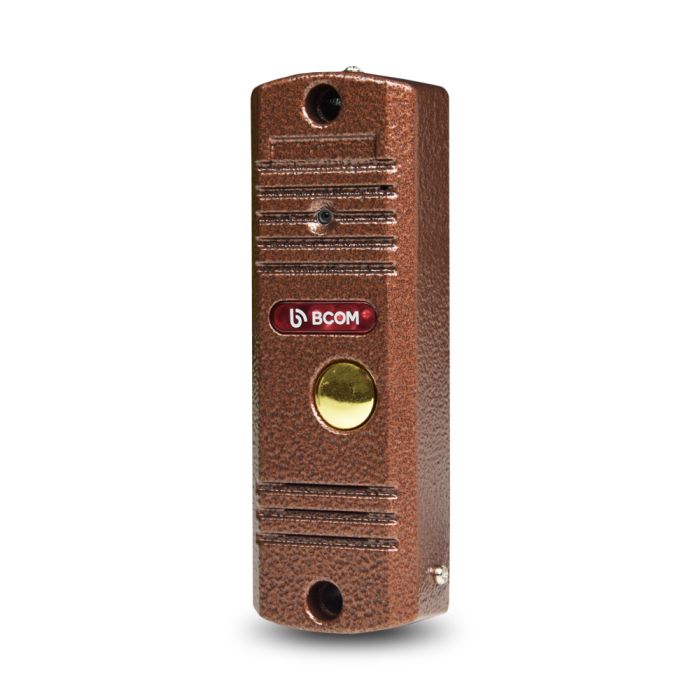 Комплект відеодомофона BCOM BD-710C Kit: відеодомофон 7" white та відеопанель copper