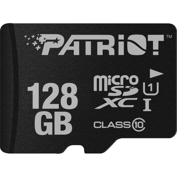 Карта пам'яті microSDXC (UHS-1) Patriot LX Series 128Gb class 10 (PSF128GMDC10)