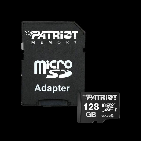 Карта пам'яті microSDXC (UHS-1) Patriot LX Series 128Gb class 10 (adapter SD) (PSF128GMCSDXC10)