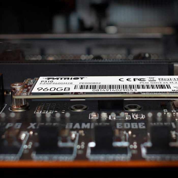 Накопичувач SSD M.2 Patriot P310 960GB NVMe 2280 PCIe 3.0x4 3D NAND TLC (P310P960GM28)