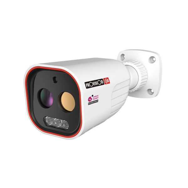 IP-відеокамера 5 Мп Provision-ISR BMH-THERMAL-3-V2 теплова (3.2 мм) + оптична (4 мм) для системи відеонагляду