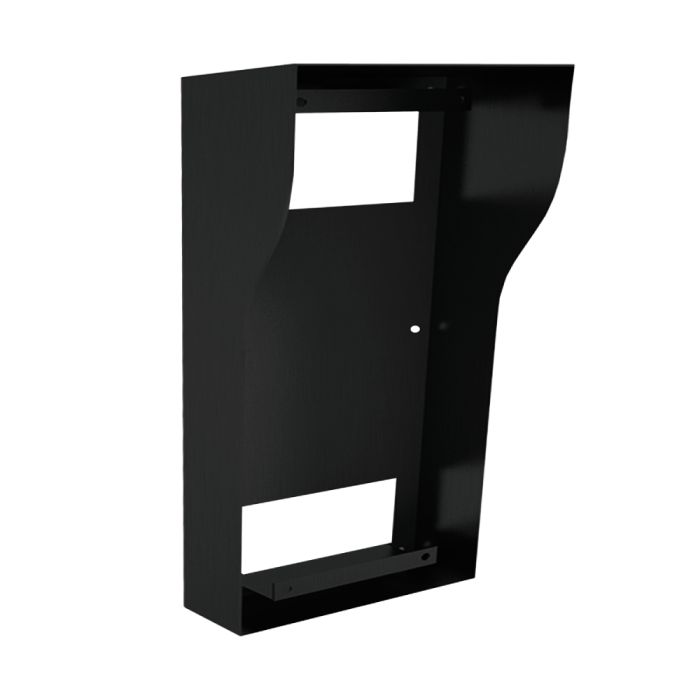 Монтажна коробка з козирком Bas-IP BR-AV8 (black) для накладного монтажу індивідуальних IP-відеопанелей Bas-IP