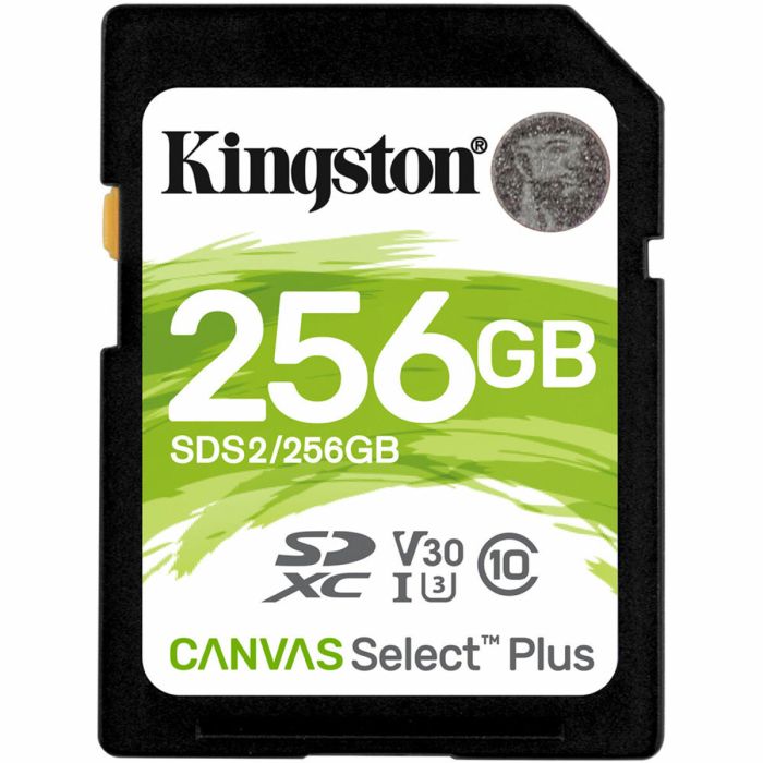 Карта пам'яті SDXC (UHS-1 U1) Kingston Canvas Select Plus 256Gb class 10 V10 (R-100MB/s) (SDS2/256GB)