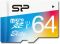 Карта пам'яті microSDXC (UHS-1) SiliconPower Elite Color 64Gb class 10 (adapter SD) (SP064GBSTXBU1V20SP)