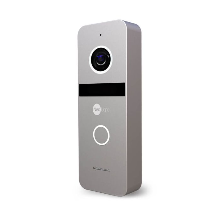 Комплект відеодомофона Neokit FHD PRO B Silverr: відеодомофон 7" з детектором руху і 2 Мп відеопанель