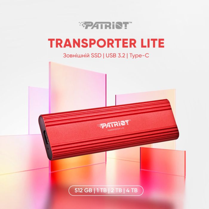 Портативний SSD Patriot Transporter Lite 2TB Type-C (PTPL2TBPEC)