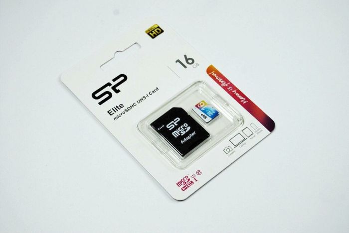 Карта пам'яті microSDHC (UHS-1) SiliconPower Elite Color 16Gb class 10 (adapter SD) (SP016GBSTHBU1V20SP)