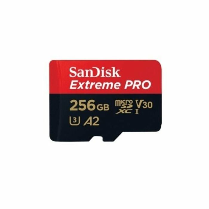 Карта пам'яті microSDXC (UHS-1 U3) SanDisk Extreme Pro A2 256Gb class 10 V30 (R170MB/s,W90MB/s) (adapter SD) (SDSQXCZ-256G-GN6MA)