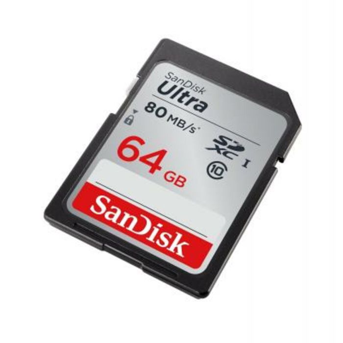 Карта пам'яті SDXC (UHS-1) SanDisk Ultra 64Gb class 10 (80Mb/s, 533x) (SDSDUNC-064G-GN6IN)