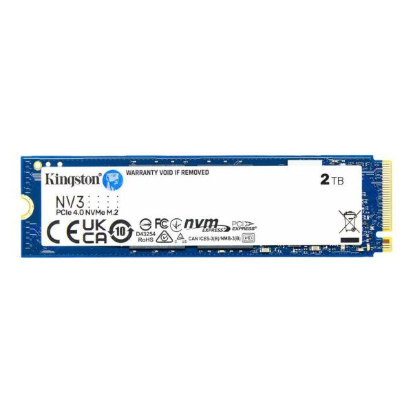 Накопичувач SSD M.2 Kingston NV3 2000GB NVMe 2280 PCIe 4.0 x4 3D NAND (SNV3S/2000G)
