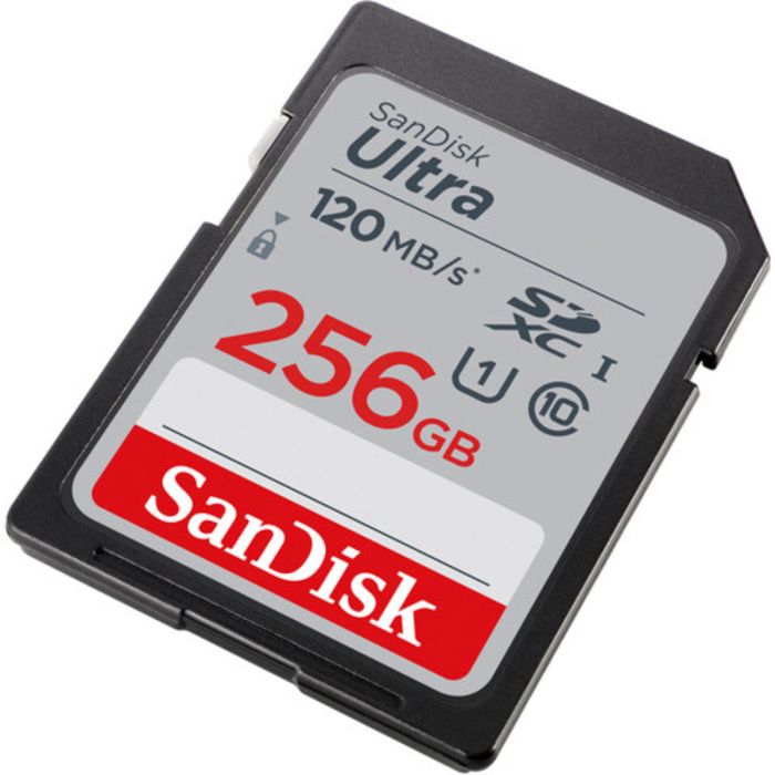 Карта пам'яті SDXC (UHS-1) SanDisk Ultra 256Gb class 10 (120Mb/s) (SDSDUN4-256G-GN6IN)