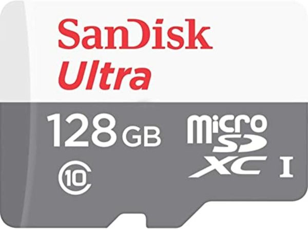 Карта пам'яті microSDXC (UHS-1) SanDisk Ultra 128Gb class 10 (80Mb/s, 533x) (SDSQUNS-128G-GN6MN)
