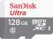 Карта пам'яті microSDXC (UHS-1) SanDisk Ultra 128Gb class 10 (80Mb/s, 533x) (SDSQUNS-128G-GN6MN)