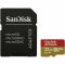 Карта пам'яті microSDHC (UHS-1 U3) SanDisk Extreme Action A1 32Gb Class 10 V30 (R100Mb/s, W60Mb/s) (adapter SD) (SDSQXAF-032G-GN6AA)