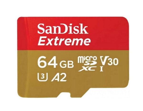 Карта пам'яті microSDXC (UHS-1 U3) SanDisk Extreme For Mobile Gaming A2 64Gb class 10 V30 (R170MB/s,W80MB/s) (SDSQXAH-064G-GN6GN)