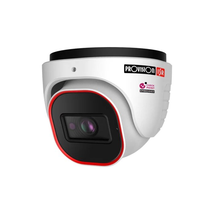 IP-відеокамера 4 Мп Provision-ISR DI-340IPEN-28-V5 (2.8 мм) з вбудованим мікрофоном і відеоаналітикою для системи відеонагляду