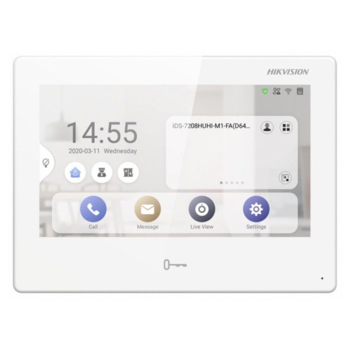 IP-відеодомофон 7" з Wi-Fi Hikvision DS-KH9310-WTE1(B)