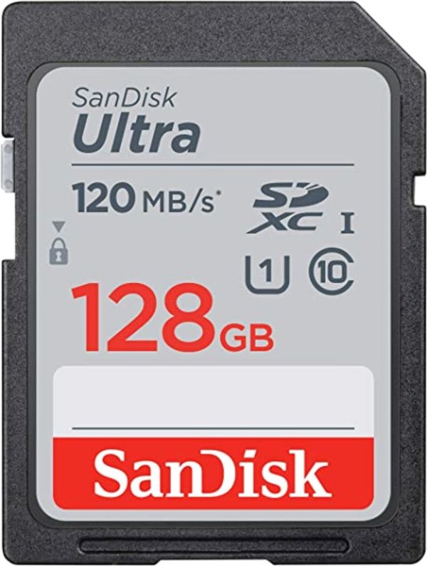 Карта пам'яті SDXC (UHS-1) SanDisk Ultra 128Gb class 10 (120Mb/s) (SDSDUN4-128G-GN6IN)