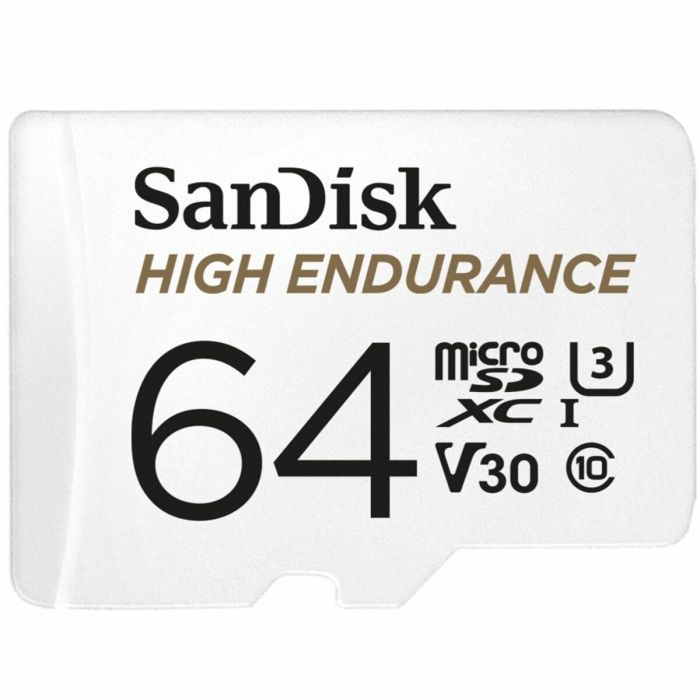 Карта пам'яті microSDXC (UHS-1 U3) SanDisk High Endurance 64Gb class 10 V30 (100Mb/s) (adapterSD) (SDSQQNR-064G-GN6IA)