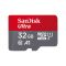Карта пам'яті microSDHC (UHS-1) SanDisk Ultra 32Gb class 10 A1 (120Mb/s) (adapter SD) (SDSQUA4-032G-GN6MA)
