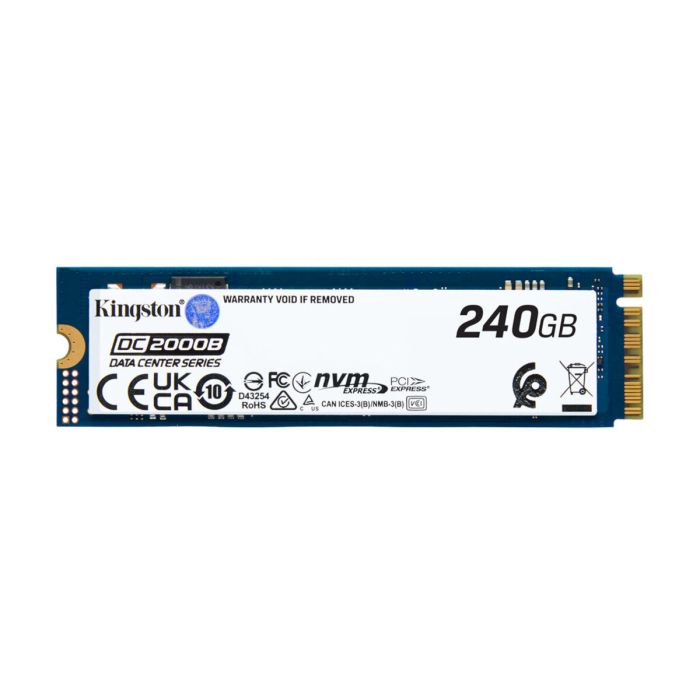 Накопичувач SSD M.2 Kingston DC2000B 240GB NVMe 2280 PCIe 4.0 x4 3D NAND TLC (SEDC2000BM8/240G)