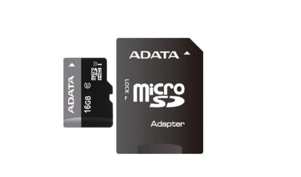 microSDHC A-DATA 16Gb class 4 (adapter SD) (AUSDH16GCL4-RA1)