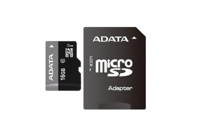 microSDHC A-DATA 16Gb class 4 (adapter SD) (AUSDH16GCL4-RA1)