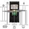 IP-панель виклику 2 Мп Akuvox R20B X3 OW на 3 абоненти