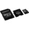 microSDHC (UHS-1) Kingston 16Gb class 10 (adapter SD) (SDC10/16GB)