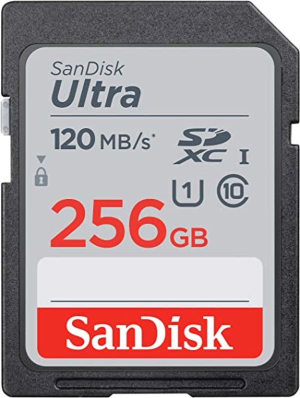 Карта пам'яті SDXC (UHS-1) SanDisk Ultra 256Gb class 10 (120Mb/s) (SDSDUN4-256G-GN6IN)