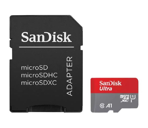 Карта пам'яті microSDXC (UHS-1) SanDisk Ultra A1 1TB class 10 (R150MB/s) (adapter SD) (SDSQUAC-1T00-GN6MA)