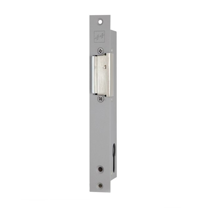 Електромеханічна клямка Effeff EFF EFF 914 ZY12 - 02E34 (W/O_SP GREY 12V_DC_Ee L_12мм) НЗ для скляних дверей