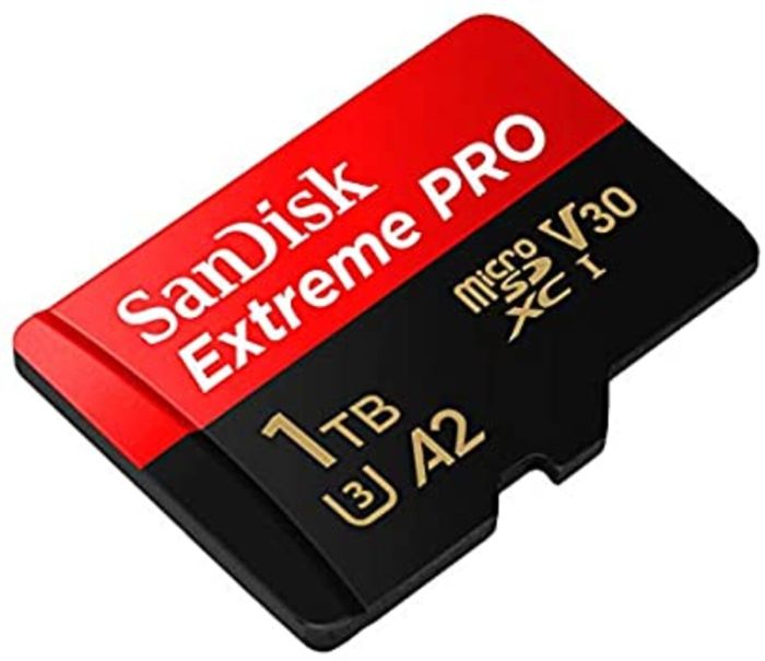 Карта пам'яті microSDXC SanDisk (UHS-1 U3) Extreme Pro A2 1TB class 10 V30 (R170MB/s,W90MB/s) (adapter SD) (SDSQXCZ-1T00-GN6MA)
