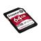 SDXC (UHS-II U3) Kingston Canvas React Plus 64Gb class 10 V90 (R-300MB/s) (SDR2/64GB)